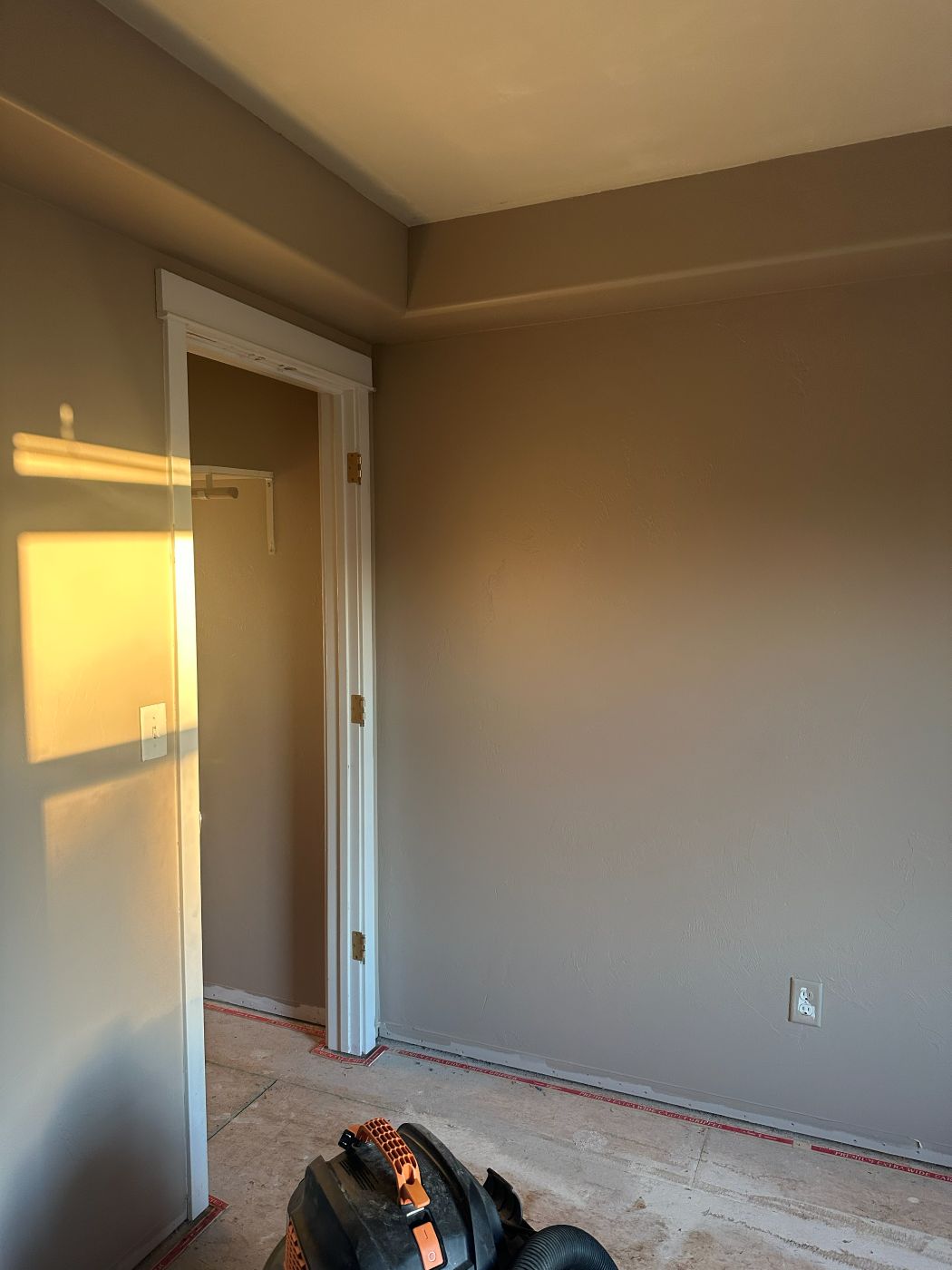 New trim and doorway